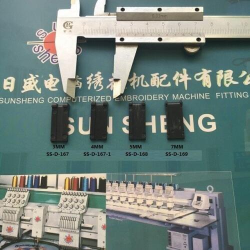 Computer embroidery machine accessories - gold pieces embroidered plastic film groove (3579) black straight