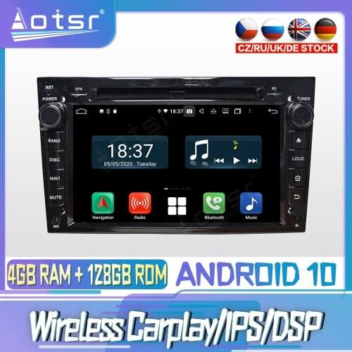 Android 10 PX6 128G For OPEL VECTRA ASTRA CORSA 2004 DVD GPS Navigation Auto Radio Stereo Video Multimedia Player HeadUnit 2din