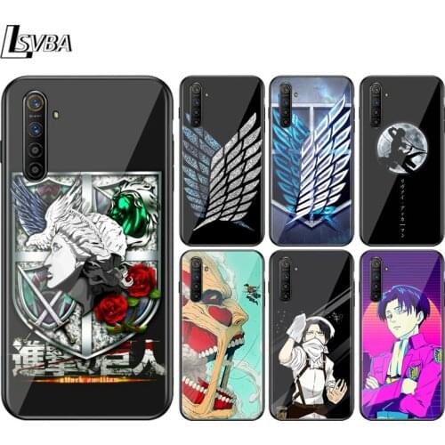 Anime Attack On Titan For OPPO Find X3 X2 F19 F17 RX17 F15 R15X K5 K3 K1 R9S F11 F9 F7 F5 Neo Pro Lite Black Soft Phone Case