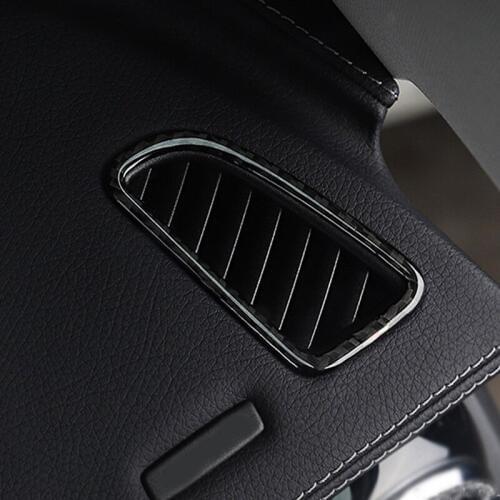 Car Accessories For Mercedes Benz W205 New C Class GLC Carbon Fiber Outlet decorative Trim Cover Stickers
