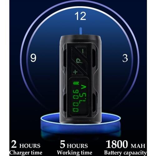 P2S Power pack Black Red Green Silver Suitable For EZ Portex Generation 2S Wireless Battery Tattoo Pen Machine