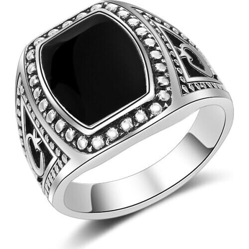 WANGAIYAO Turkey National Emblem Bracelet Retro Style Couple Ring Jewelry