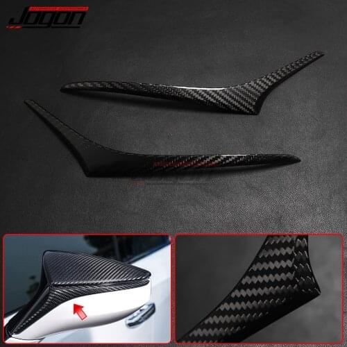 Real Carbon Rearview Mirror Cover Case Caps For Lexus RC F SPORT RC300 RC350 XC10 2019+ LC500 LC500H GWZ100 URZ100 2018