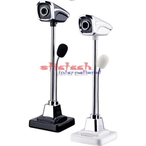 By dhl or ems 20pcs Black HD Network Camera Webcam Night Version W/ Microphone For Desktop Laptop Computer