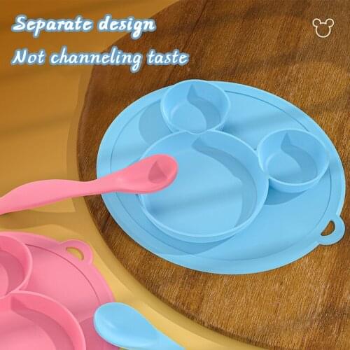 Baby Feeding Food Grade Silicone Dinner Children Tableware Toddler Dinnerware Supplementary Suction Cup Bowl Kid Dining Dishes