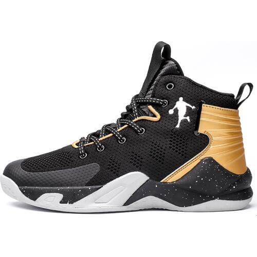 Retro Breathable Basketball Shoes Men Training Sneakers Unisex Cushioning High-top Athletic Shoes Man Anti-skid Trainers Newest