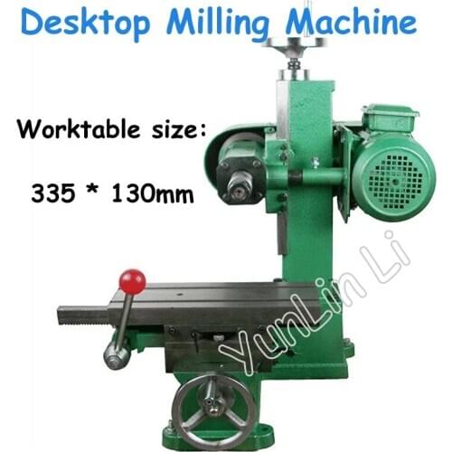 Horizontal Milling Machine Mini Desktop Mill Saw Blade Light Milling Machine Scale Engraving Machine Slitting Device XM1518C