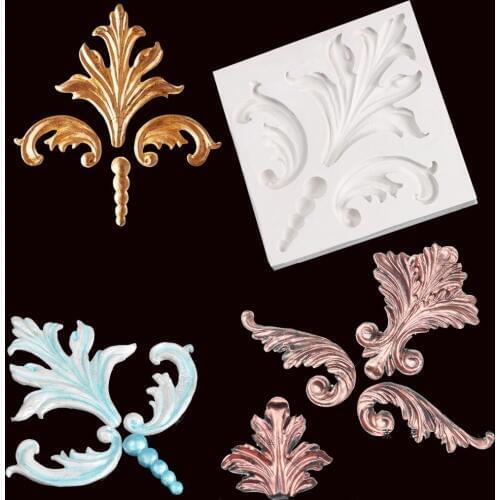 Classic Vintage trims mold lace mold Classic lace fondant molds sugarcraft mold Christmas chocolate gumpast mould