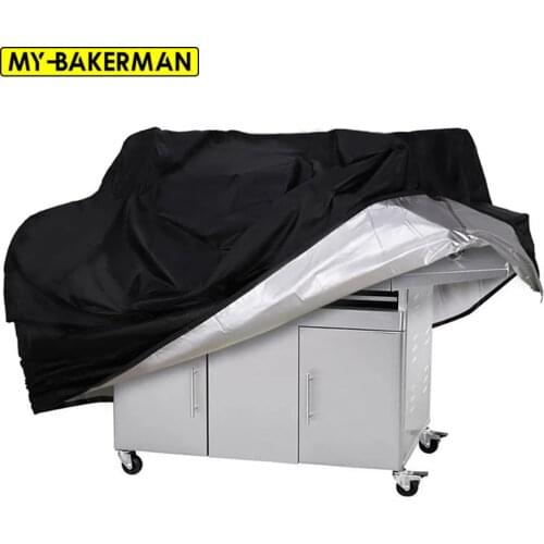 Round BBQ Cover Anti-Dust Waterproof Weber Heavy Duty Charbroil Grill Cover Rain Protective Barbecue Cover