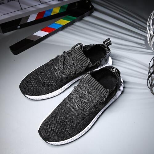 Male sapato de summer sneaker white shoe Mens Men sport Fashion knitting Casual casuales casual sneakers Shoes 39 men mesh sale