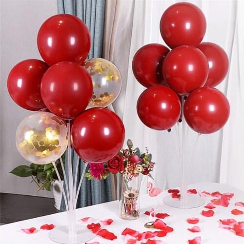 1set Happy Birthday Balloon Air Balls Stick Stand Arch Baloon Birthday Party Decor Kid Adult Ballon Holder Wedding Baby Shower