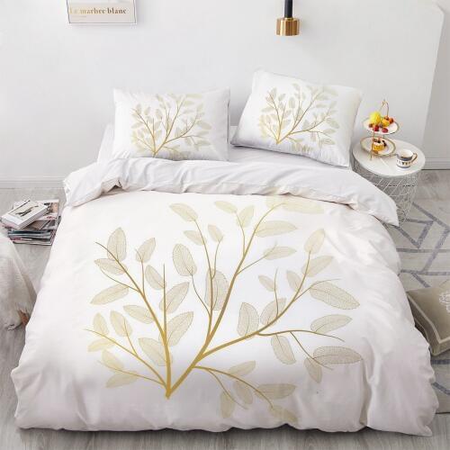 3D Bed Linens Bedding Sets Quilt Covers Pillow Shams Duvet Cover Sets Bedclothes Twin Double Single Nordic Flower Home Textile