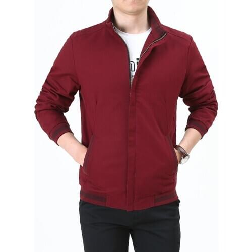 Slim Fit Solid Mens Bomber Jacket 2021 Spring Autumn Male Baseball Thin Jackets Brand Casual Coat Top Mens windbreaker Jacket