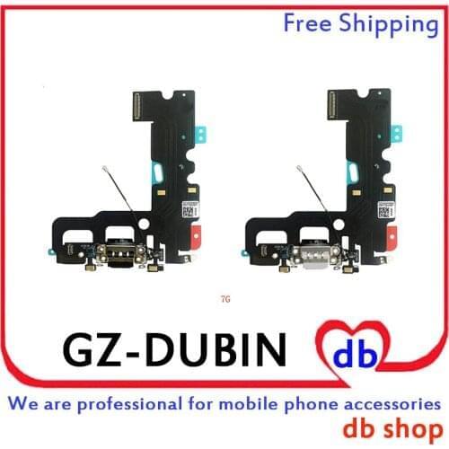 For iPhone 7 7G Head Jack Audio Charger Flex Cable USB Charging Dock Connector Microphone Wifi Antenn Flex Ribbon