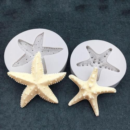 Starfish Silicone Mould DIY Fondant Cake Mould Chocolate Fudge Mould Baking Appliance