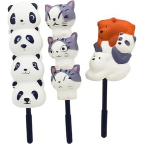 Squishy 3 Jel Mürekkep Kalem Sevimli Hayvanlar Seti