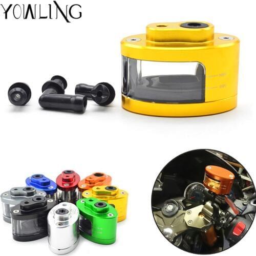 CNC Universal Motorcycle Brake Fluid Reservoir Oil Cup Front Brake Clutch for yamaha fz6 r6 fz1 r1 r25 xj6 xjr 1300 fz8 SJ6N R3