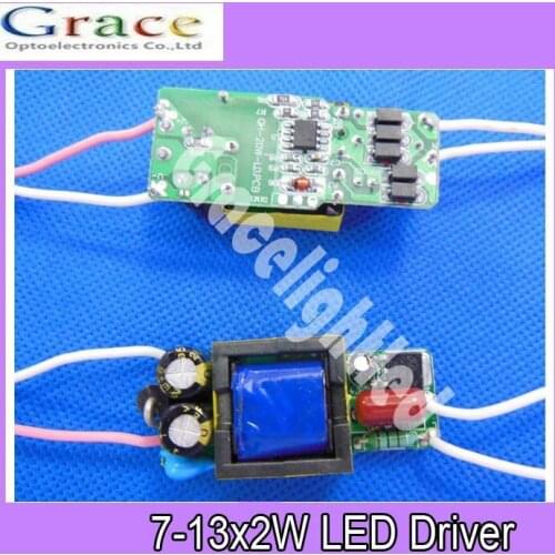 10pcs Constant Current Driver for 7-13pcs 2W High Power LED AC85-265V 450mA