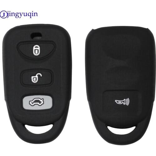 Jingyuqin New 15pcs Remote 3 Buttons Silicone Car Key Case for Hyundai KIA Tuscon Elantra Rio Sportage Rondo Accent