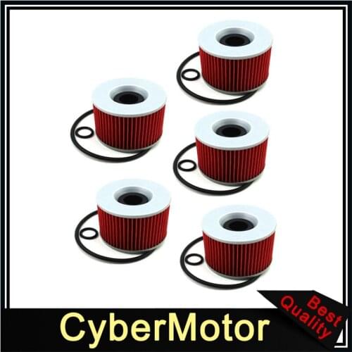 5x Oil Filter For Yamaha FZX750 FZR750R FZR1000 FJ1200 FZX700 XJR1300