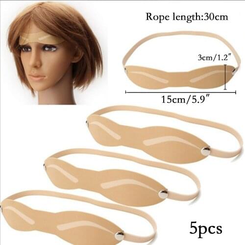 5 Pcs Silicone Permanent Makeup Tattoo Training Practice Fake Skin Blank Eyebrow For Microblading Tattoo Machine Beginner