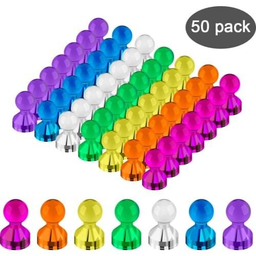 50Pcs/Set Magnets Cones Fridge Thumbtack Chess Shape Noticeboard Pin Magnets Push Pins Office Table Collection Accessory