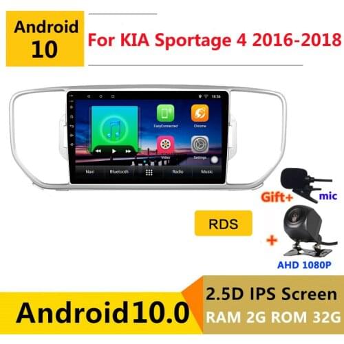 9 inch Android 10 Car DVD Multimedia Player GPS For KIA Sportage 4 QL 2016 2017 2018 2019 audio auto radio stereo navigation