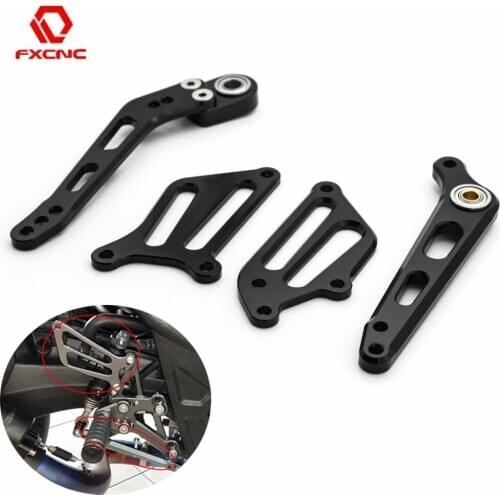 For Suzuki GSXR600 GSX-R GSXR 600 2006-2010 Aluminum Motorcycle Rearset Footrest Footpeg Brake Gear Shift Shifter Lever + Wing