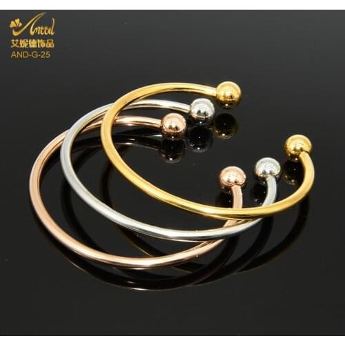 ANIID Wholesale Coff Bracelets For Women Charm Jewelry Stainless Steel Bangles Luxury Rose Gold Color Gifts Adjustable Designer
