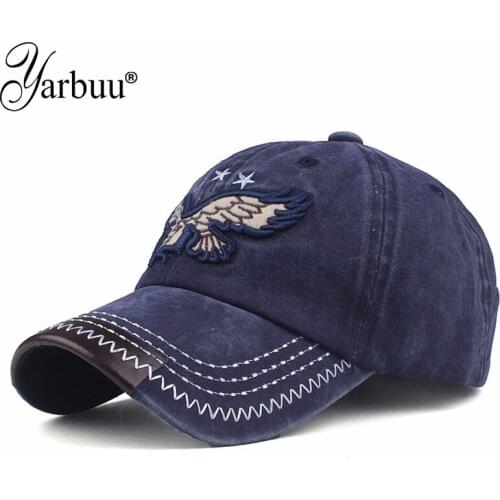 New Casual 3D Eagle Embroidery Baseball Cap Male Snapback Hat Men Fashion Hip Hop Hat Adjustable Sport Cotton Trucker Bone Gorra