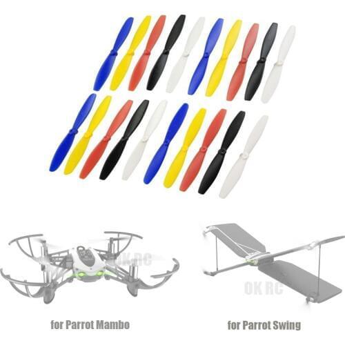 Colorful Propeller for Parrot Mini Drone Parrot Mambo Propeller Parrot Swing Propeller CW CCW Prop Blade Quadcopter Spare Parts
