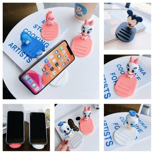Pokemon Mickey cartoon mobile phone stand for watching TV series stand for iphone Xiaomi Huawei vivo decorative ornaments gifts