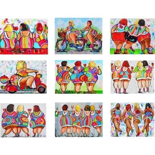 DIY Digital Painting By Numbers Beautiful Lady Paint By Numbers Modern Wall Art Picture For Gift