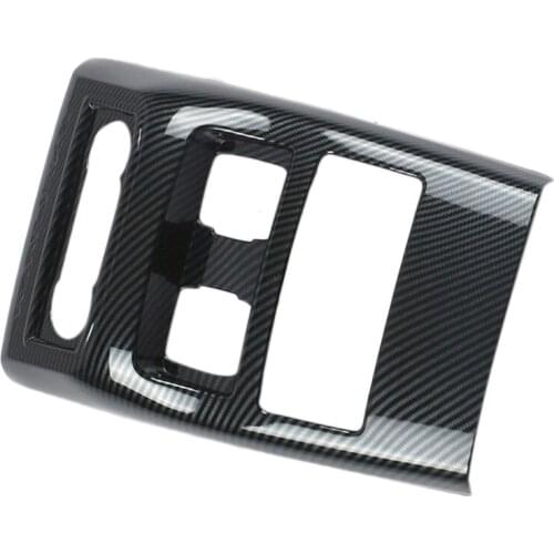 For Ford Explorer U625 2020 Car Accessories Rear Air Conditioning Vent Frame ABS Decoration Trim