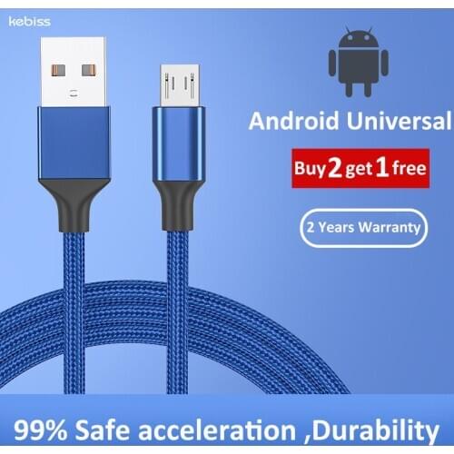 Android fast charging data cable is suitable for Huawei Xiaomi mobile phone portable mobile power charging cable usb micro cable
