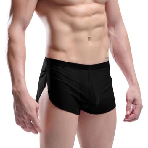 Summer Boxer For Man Home Breathable Silky Panties Mens Boxershorts Underpants Shorts Underwear