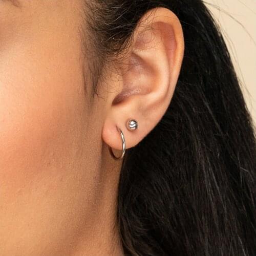 Trendy Jewelry Stainless Earrings for women gold color thick earring sets ear ring statemet Small Earring