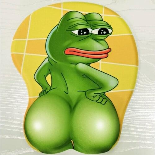 Male Birthday Gift Female Cute Creative Cartoon Personality Ugly Funny Wrist Guard Hand Mouse Pad Sad Mouse Pad Soft pad