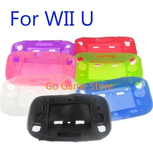 10pcs For Nintendo Wii U WIIU Gamepad Game Console Soft Rubber Gel Silicone Skin Case Cover Protector