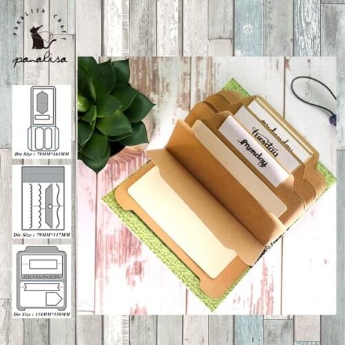 Panalisacraft Bookmark Binder Cutting Dies for Scrapbook Gift Card Making Paper Craft Photo Album interactive Metal Cutting Dies