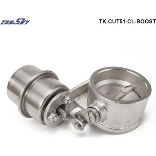 Exhaust Control Valve Boost Actuator CLOSED Style 51mm Pipe Pressure about 1 BAR For Jeep Wrangler TJ TK-CUT51-CL-BOOST
