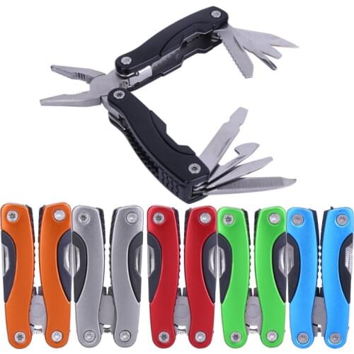 Outdoor Multitool Tools Pliers Knife Screwdriver Saw Wire Stripper Folding Combination Pliers Stainless Steel Portable Pliers