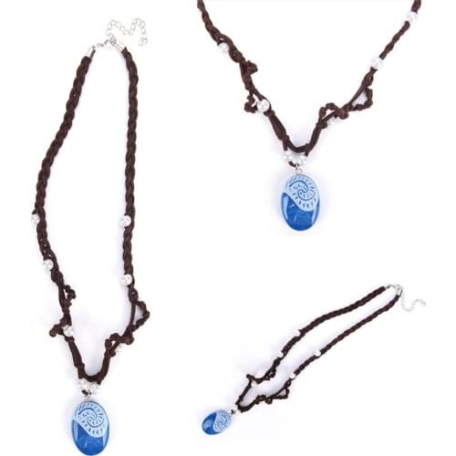 1PC High Quality Girls Women Fashion Moana Stainless Steel Necklace Cosplay Pendants Chain Jewelry Necklace