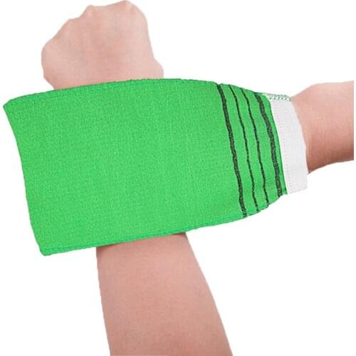 10pcs Artificial Silk Bath Mittens Thicken Washclothes Sauna Coarse Texture Towel Body Cleaning Scrub Mitt Bath Shower Gloves