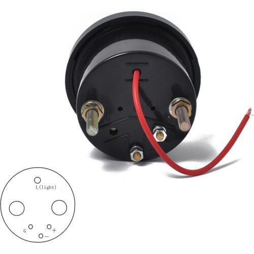 2'' (52mm) Voltmeter Volt Meter Range 8~16V Black Face Dial for Boat Marine Yacht