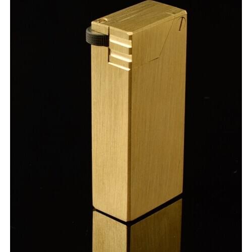 2020 Retro Pure Brass Flint Grinding Wheel Lighter Free Fire Kerosene Lighter Detachable Air Transport Lighter Gadgets For Men