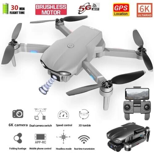 2021 New Drone GPS 5G WIFI FPV Drones With Camera HD Professional GPS 6k Fly 1200M 30Mins For Outdoor Toys RC Quadcopter