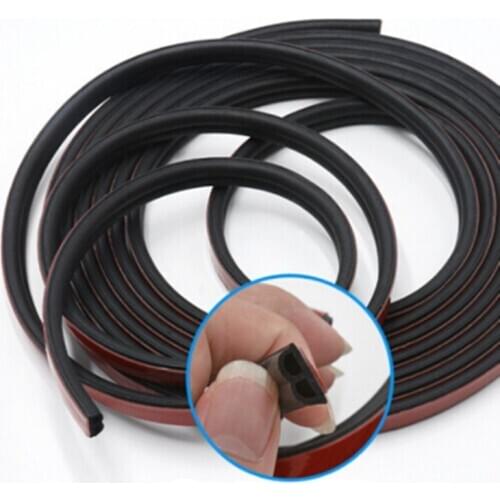 5M Automotive Rubber Seal Strip Sticker B Shape for Volvo S40 S60 S80 S90 V40 V60 V70 V90 XC60 XC70 XC90