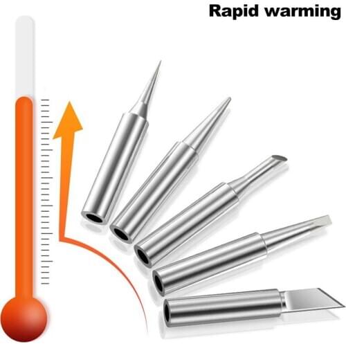5pcs New Lead Free Soldering Iron Tips Replacement For Soldering Repair Station and soldering iron kit 2020NEW