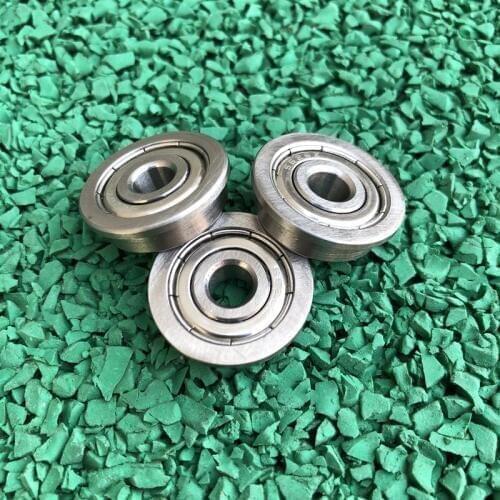 50pcs/lot ABEC-5 stainless steel Flanged bearing SF625ZZ 5*16*5 Flange ball bearings 3D Printer Parts SF625 -2Z 5x16x5mm